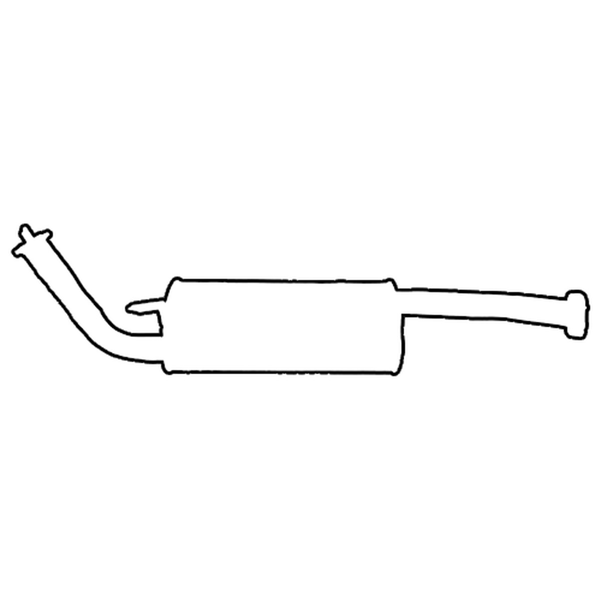 Standard Replacement - Toyota COROLLA Intermediate Pipe (BI4640) (Berklee)