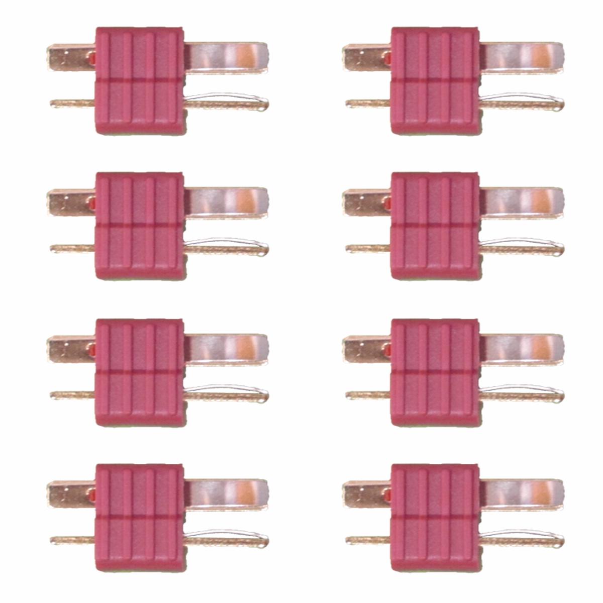 Progressive RC T Plug Connectors (8 Male)