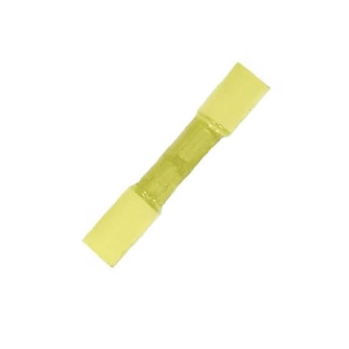 01890 - BUTT CONN HEAT SHRINK 12-10AWG YEL ADHESIVE 300V (25 pcs/pkg)