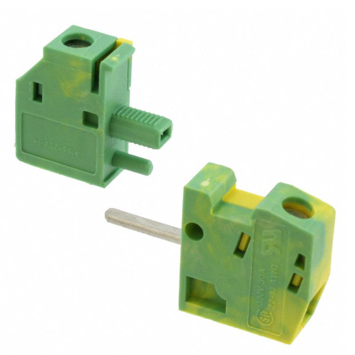 0707879 - TERM BLOCK PANEL FEED THROUGH 10.1MM WIDE 20-6AWG 76A/400V