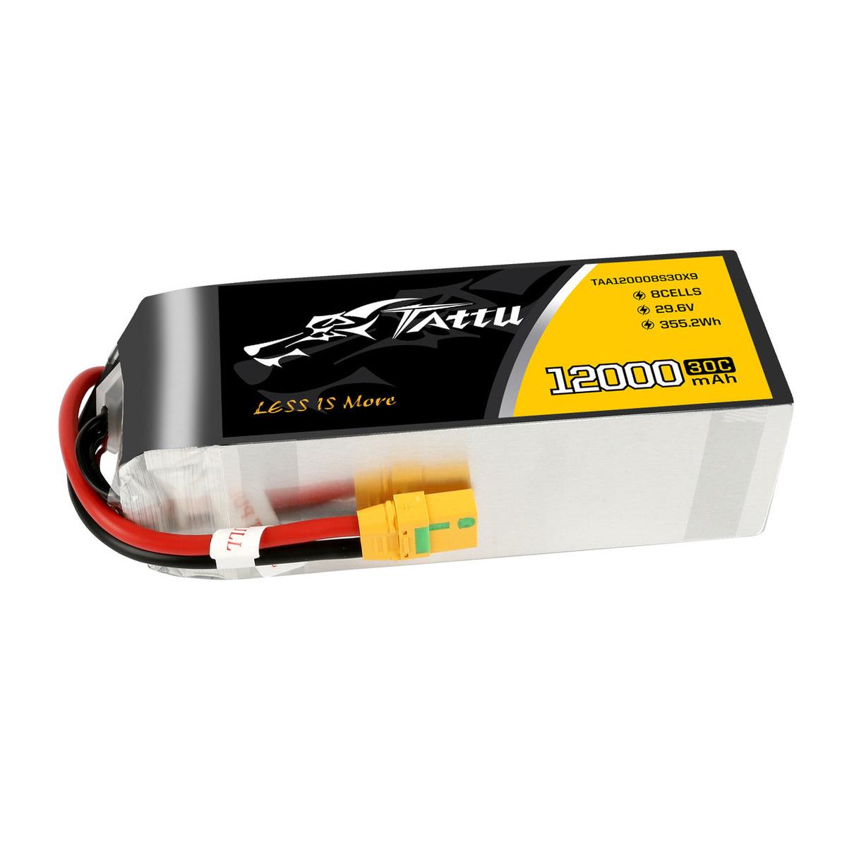 12000mAh 29.6V 8S1P 30C 355.2Wh   XT90-S   FPV  13  15