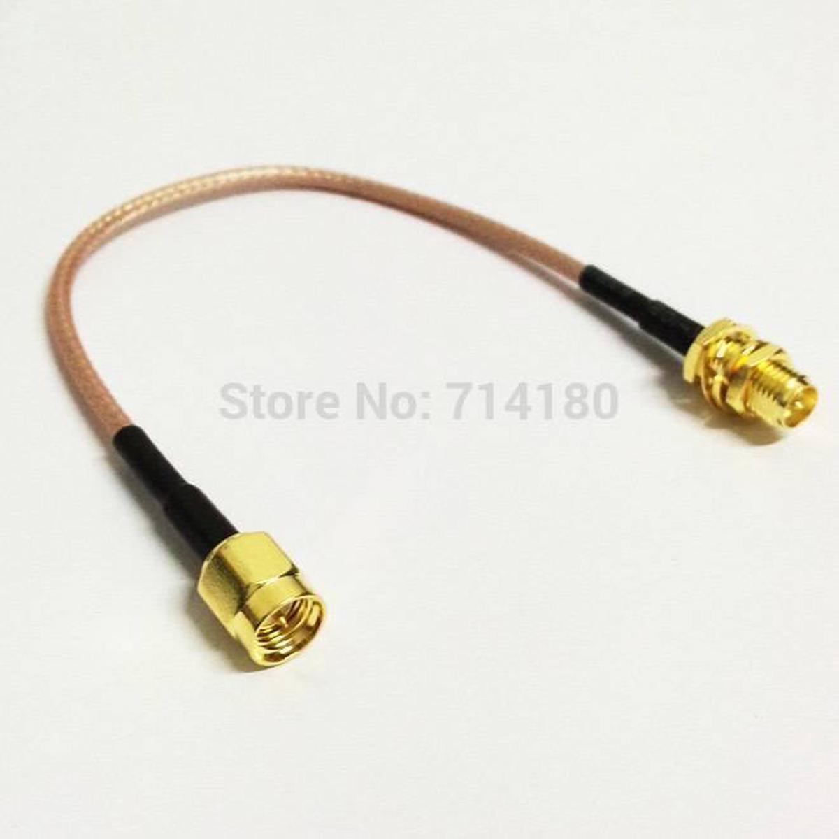 15CM RP-SMA Male to RP-SMA Female Cable