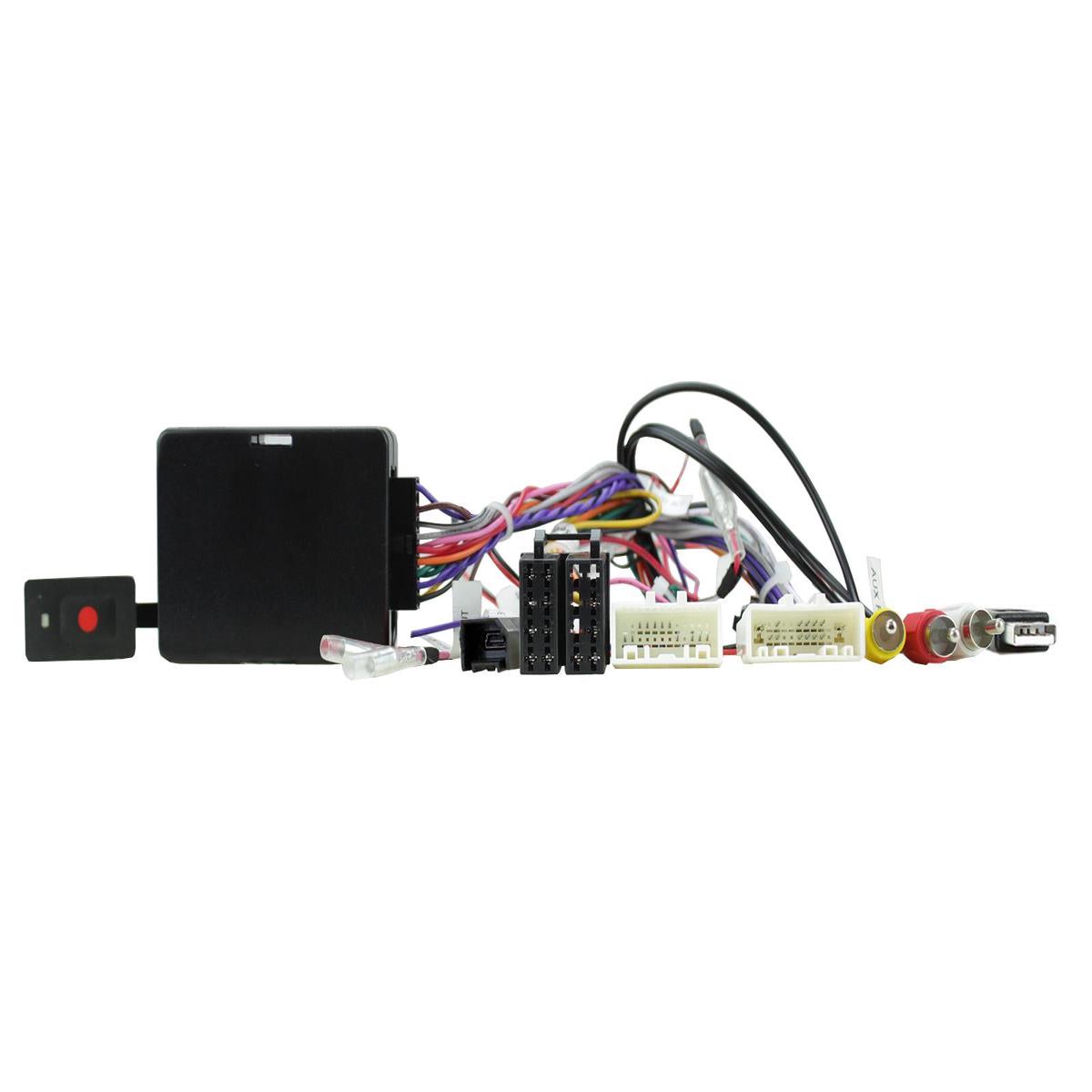 Swc Harness 360 Degree Camera Nissan Kicks, Qashqai , Xtrail , Navara 2015 - 2018 (24 Pin Swc)