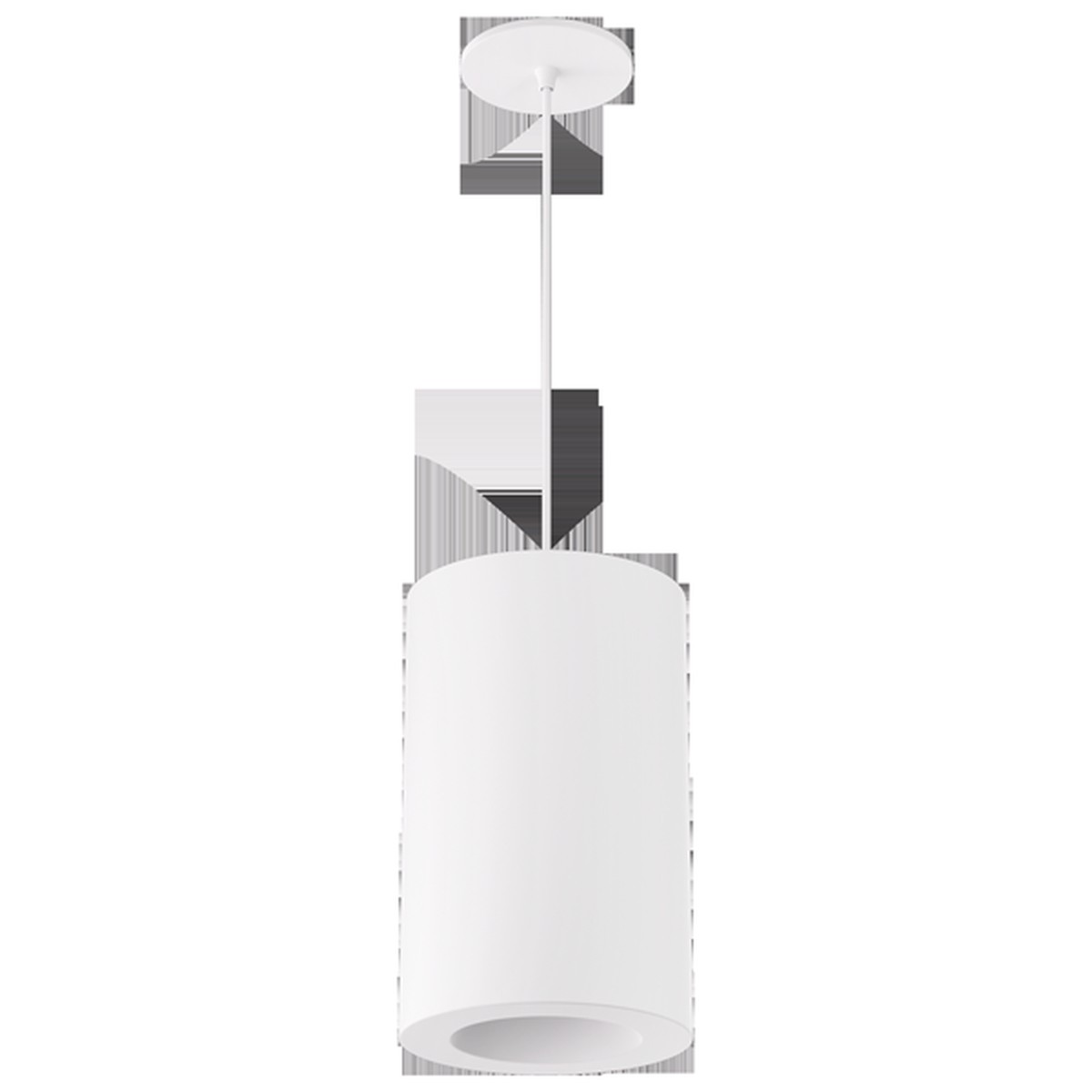 Elco Lighting Ply Sylo Pendant, 15W, CCT Selectable, CRI90, Triac/ELV, 24" White Stem, EPD685L3CT5W-24