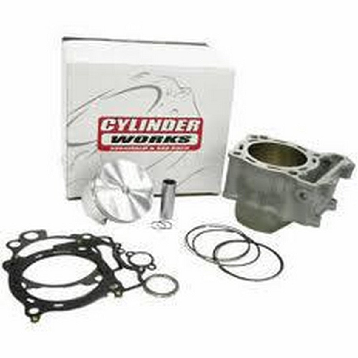 CYLINDER WORKS CYLINDER KIT 80MM CYLINDER TOP GASKET SET AND VERTEX PISTON KIT KAWASAKI SUZUKI RMZ